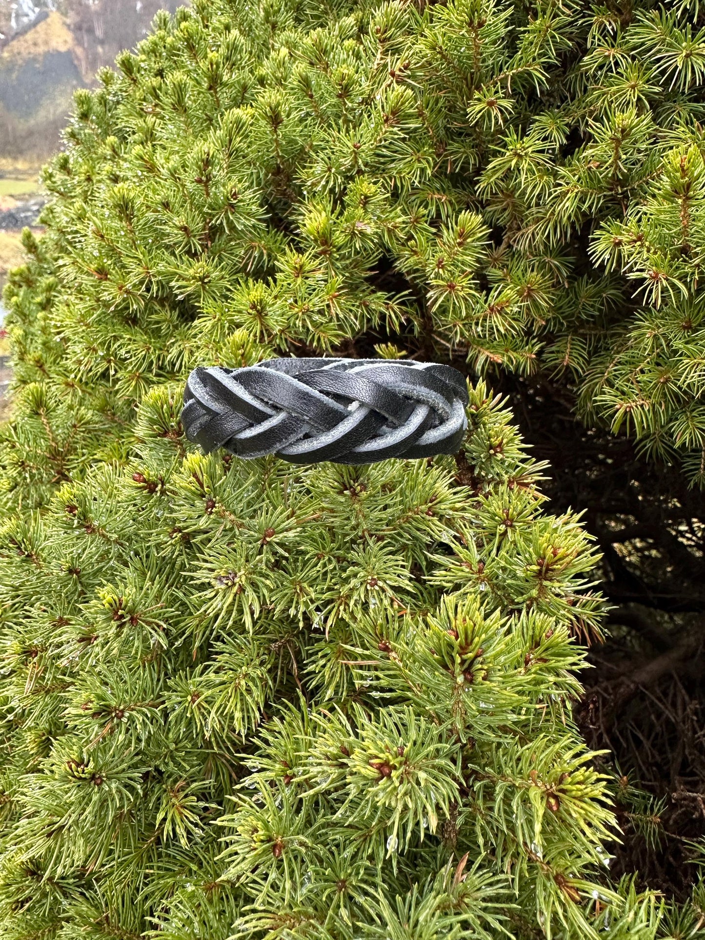 One-of-a-Kind Viking Bracelet - Handcrafted from Norwegian Leather
