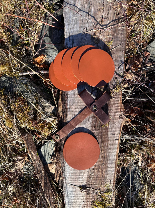 Håndlagde glassbrikker / coasters i sett - Nordic Design